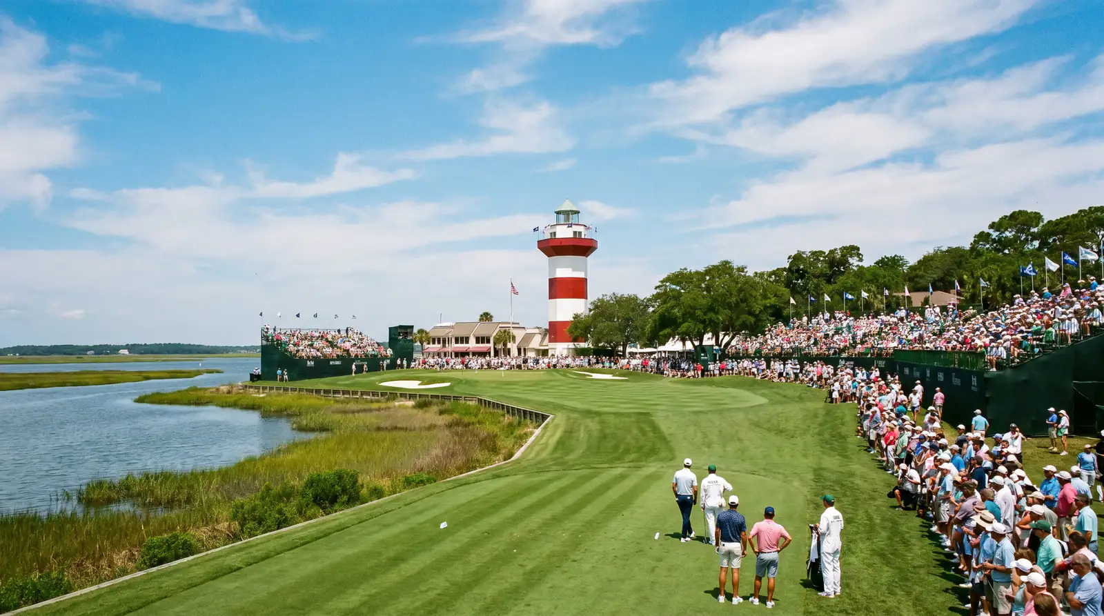 Iconic lighthouse hole at a coastal golf course known for rewarding repeat contenders
